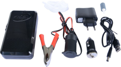 Vduchovací motorek AA Batterie, USB, auto adapter / 230V, sv