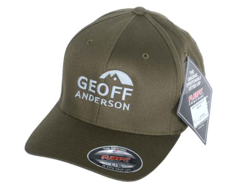 Geoff Anderson k�iltovka Flexfit Olive zelen� L / XL
