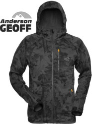 Bunda HOODY3 Geoff Anderson Black/leaf