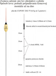 Rybsk balzov splvek (pevn) EXPERT 0.5g / 19cm