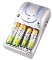 Inteligentn plug-in nabjeka bateri AA / AAA KN-8501