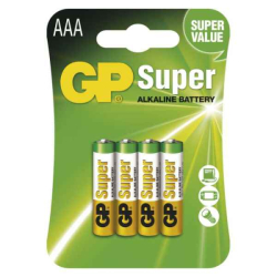 Alkalick baterie GP Super AAA 4ks bal / cena za 1ks