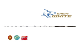 Dvoudílný rybářský prut - Great White 600g