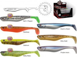 nstraha Rassel Shad, 10cm, Salt n-Pepper 64ks