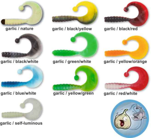 Ryb�rska n�straha Curly B-Bobbles - 0,4g / 3,5cm - 35ks