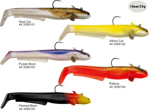 Ryb��sk� n�straha Baby Cat Shad 18cm / 35g - 2ks