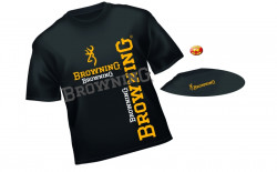 Rybářské tričko Browning černé