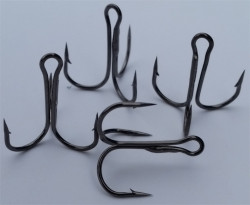 SPORTS Open Shank Treble Hooks s volnm ramnkem