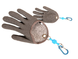 Pogumovaná sumcová vylovovací rukavice s magnetem XL