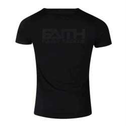Tričko FAITH krátký rukáv - černé