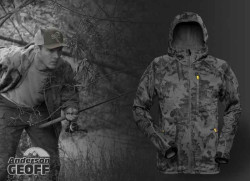 Bunda HOODY3 Geoff Anderson Black/leaf