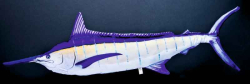 Dekora�n� pol�t�� - Black marlin 118 cm