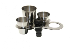 Skldac nerezov drk sklenic 3x60ml 3x150ml