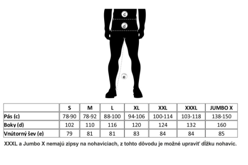 Kalhoty Geoff Anderson Urus 6 mask��