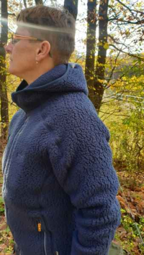 Bunda s kapuc� TEDDY Geoff Anderson - Modr�