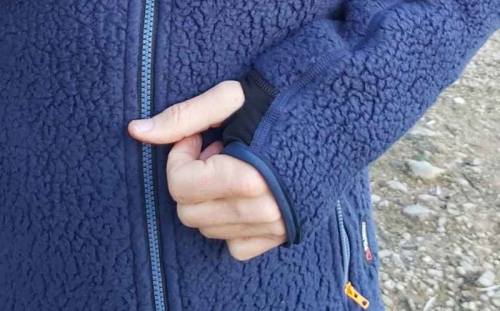 Bunda s kapuc� TEDDY Geoff Anderson - Modr�