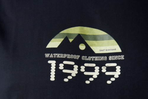 Tri�ko Geoff Anderson Organic Tee retro 1999 black