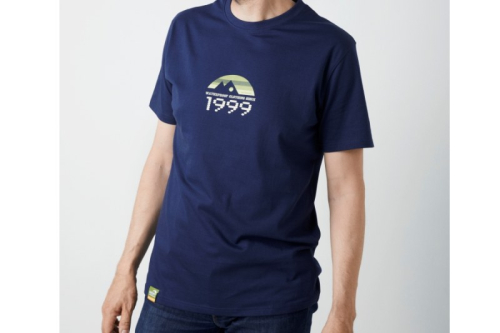 Tri�ko Geoff Anderson Organic Tee retro 1999 blue