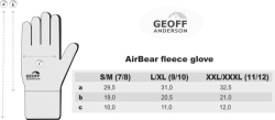 Fleece rukavice Geoff Anderson AirBear