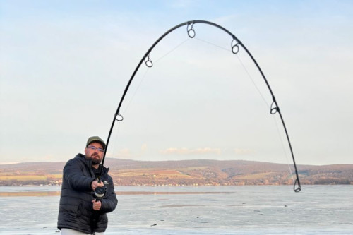 Ohyb prutu SPORTEX Catapult Carp CS-4 p�i zdol�v�n� kapra