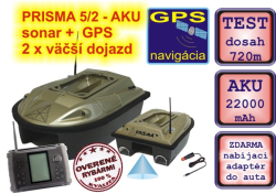 Zavec loka PRISMA 5 AKU sonar + GPS + 24 000mAh aku