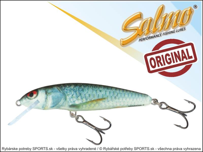 SALMO Wobler Minnow M6S barva RD