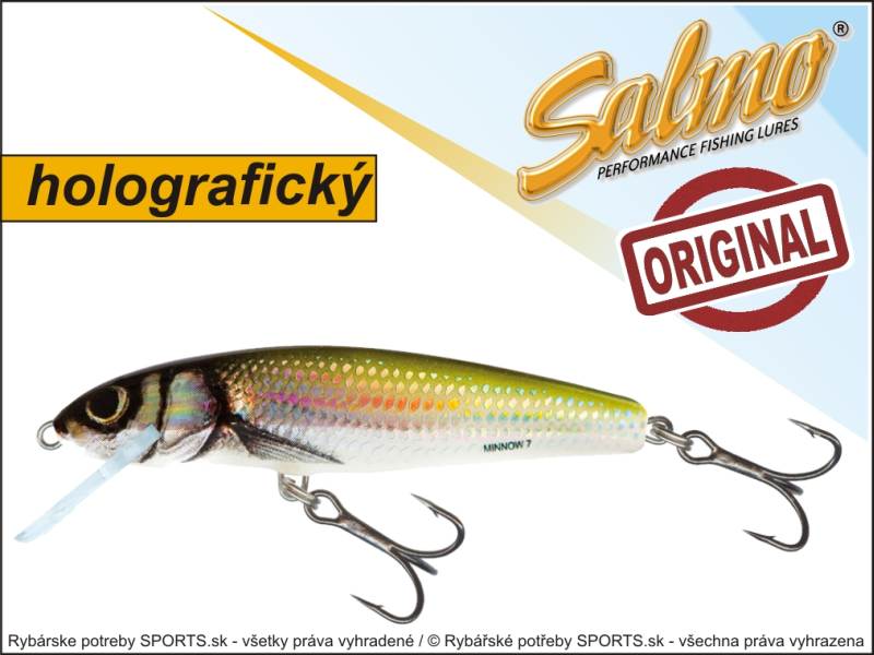 Salmo rybářské woblery Minnow M6F barva HBL