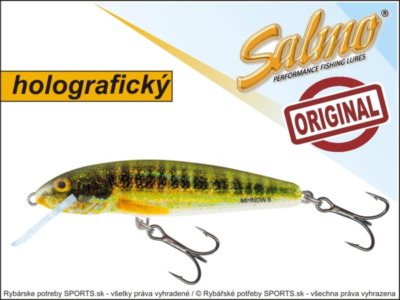 Salmo rybářské woblery Minnow M6F barva HRM