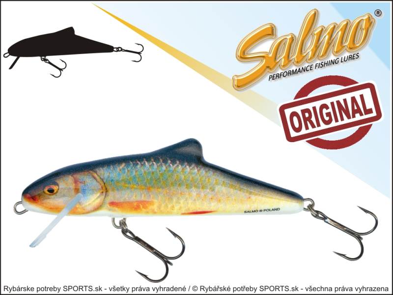 SALMO Wobler Skinner SK12F barva RR
