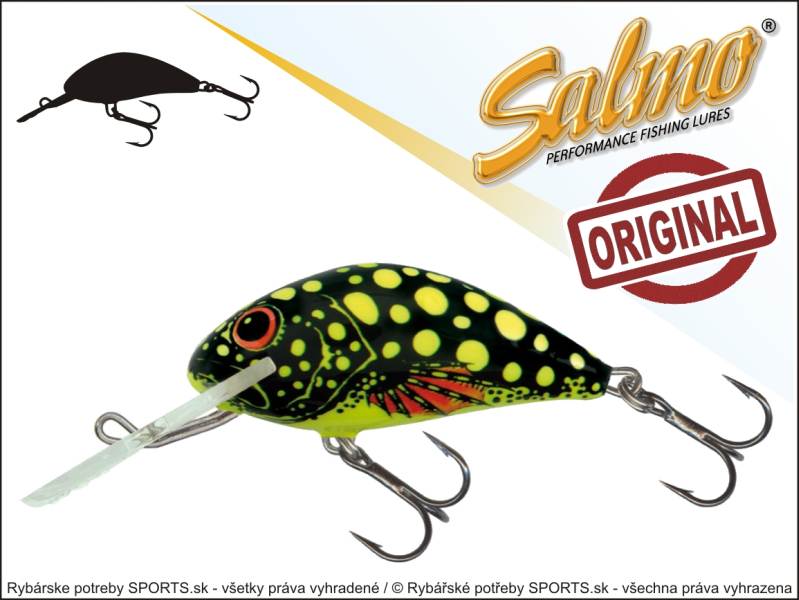 Salmo rybářské woblery Hornet H4F barva BE